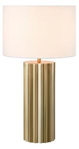 Markslöjd 108669 - Stolní lampa HASHIRA 1xE27/40W/230V bílá/mosaz