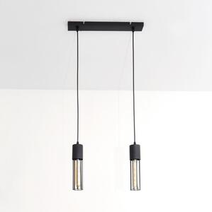 Lustr na lanku MELODY 2xE27/15W/230V černá
