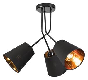 Lustr na tyči IRMA 3xE27/15W/230V černá