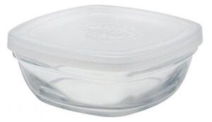 3670 Kazeta na obědy Freshbox Transparentní Hranatý s víkem (9 cm) (9 cm)