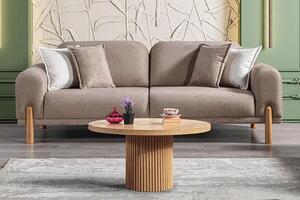 Rozkládací pohovka Clasy (hnědá). Akce -25%