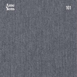 Tmavě šedá látková dvoumístná pohovka Ame Yens Celerio 192 cm