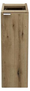 Závěsná skříňka do koupelny NOVA Oak 81-20-1D | 20 cm