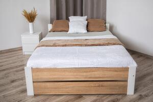 Manželská postel LEA s roštem | 160 x 200 cm Barva: dub sonoma