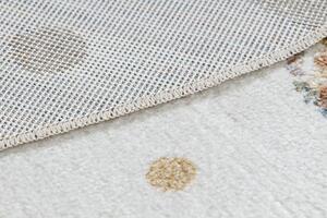 Makro Abra Kulatý dětský koberec BONO 9614 Medvídek Balónky krémový světle šedý Rozměr: průměr 200 cm