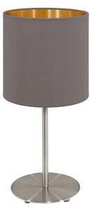 Eglo 55214 - Stolní lampa PASTERI 1xE14/40W/230V hnědá/měděná