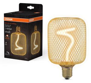 LED Stmívatelná žárovka DECOR FILAMENT E27/3,5W/230V 1800K zlatá - Osram