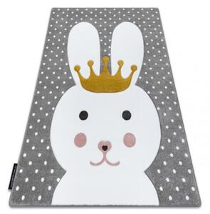 Koberec PETIT BUNNY KRÁLÍK šedý