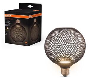 LED Žárovka DECOR FLAT G125 E27/3,5W/230V 2700K černá - Osram