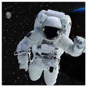 Obraz - Astronaut ve vesmíru (30x30 cm)