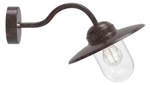 Nordlux - Venkovní nástěnná lampa LUXEMBOURG 1xE27/60W/230V IP54 hnědá/patina