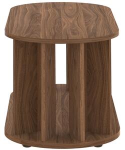 Hnědý ořechový konferenční stolek TEMAHOME Nora 110 x 50 cm