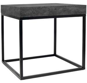 Betonově šedý konferenční stolek TEMAHOME Petra 55 x 55 cm