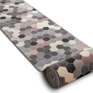 Běhoun HEOS 78537 šedý / růžový / krém HEXAGON
