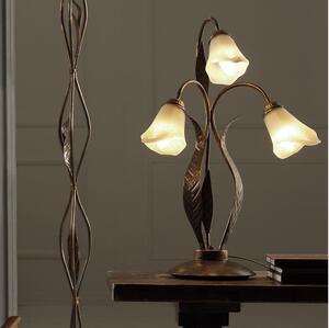 ONLI - Stolní lampa ALGA 3xE14/6W/230V 61 cm bronzová
