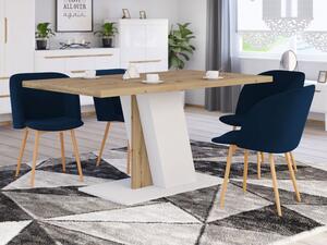 Moderní stůl Felipe, barva: wotan / bílý Mirjan24 5903211079481