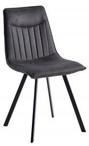 Jídelní židle ASTON vintage šedá mikrovlákno Nábytek | Jídelní prostory | Jídelní židle | Všechny jídelní židle
