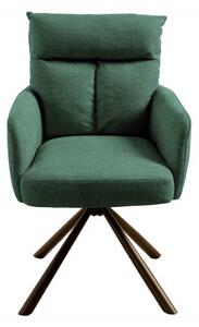 Noble Home Zelená otočná židle Big George