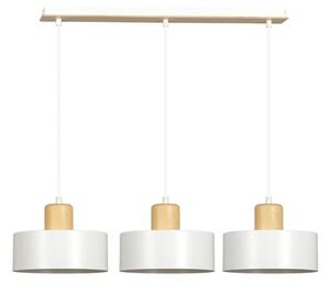 Lustr na lanku TORIN 3xE27/15W/230V bílá