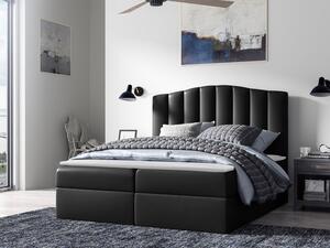 Kontinentální postel Beatriz, Rozměr postele: 180x200, Barva:: ekokůže Soft 011 (černá) Mirjan24 5903211090165