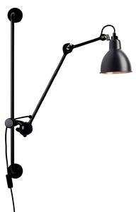 Nástěnná Svítidla Lampe Gras, 201 Round, Černá, Obývací pokoj, Kov, Design