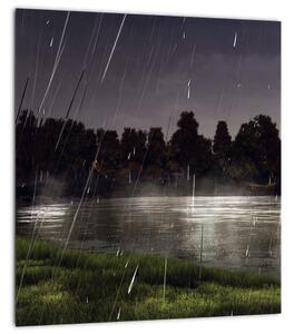 Obraz - Deštivý večer (30x30 cm)