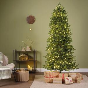Slim vánoční stromek Greenland 210 cm s LED osvětlením - 201 - 230 cm - Výška 210 cm - Úzké stromky