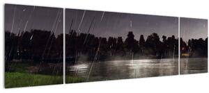 Obraz - Deštivý večer (170x50 cm)