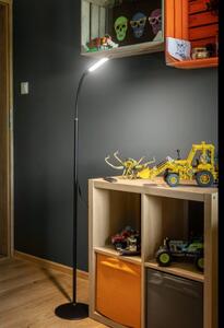 Podlahová lampa s dálkovým ovládáním LP-YORK10W-10-DEC černá