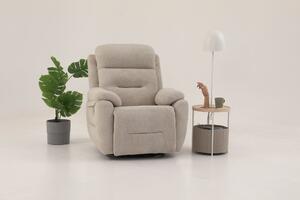 Polohovatelné křeslo Comforto M (krémová). Akce -24%