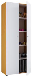 BOTNÍK, hnědá, bílá, barvy buku, 71/180/39 cm MID.YOU - Online Only šatny & botníky, Online Only