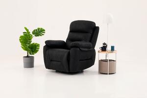 Polohovatelné křeslo Comforto M (černá). Akce -24%