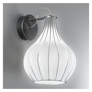SIRU - Nástěnná lampa AURIGA 1xG9/30W/230V chrom/bílá benátské sklo