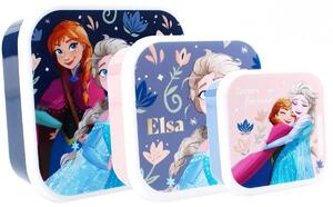 Svačinové boxy Ledové království - Frozen - sada 3 ks
