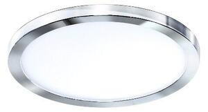 Slim vestavné koupelnové svítidlo LED 12W 1000lm 4000K 14,5cm kulaté IP44, chromové