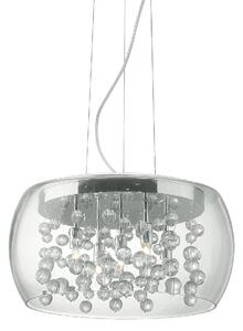 AUDI-80 SP5 závěsné svítidlo 5x G9 LED 3W 370lm 3000K 40cm IP20, transparentní sklo