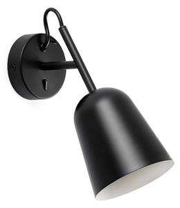 FARO 28257 - Nástěnná lampa STUDIO 1xE14/8W/230V černá