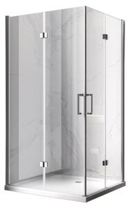 BPS-koupelny Obdélníkový sprchový kout ZES KZ13A 100x90 chrom/transparent - bez vaničky