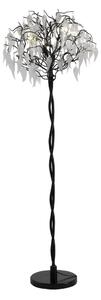 Křišťálová stojací lampa 5xG9/40W/230V černá