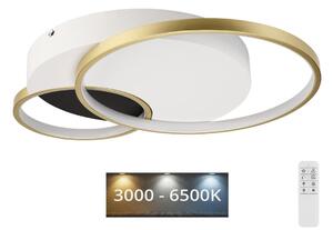 Stmívatelné stropní svítidlo BENITO LED/31W/230V 3000-6500K bílá/zlatá
