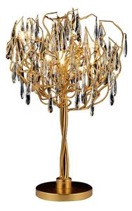 Křišťálová stolní lampa 5xG9/40W/230V zlatá