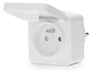 Nedis ZBPO130EWT -Chytrá zásuvka Smartlife 3680W/230V/ Typ E/16A Wi-Fi Tuya IP44