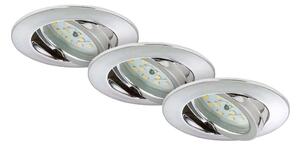 Briloner 7209-038 - SADA 3x LED Koupelnové podhledové svítidlo LED/5W/230V IP23 BL1727