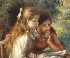 Pierre Auguste Renoir - Obrazová reprodukce The Reading, c.1890-95, (40 x 35 cm)