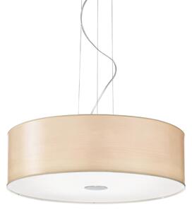WOODY SP5 závěsné svítidlo 5x E27 60W bez zdroje 60cm IP20, imitace dřeva