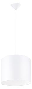 Sollux SL.1403 - Lustr na lanku NOVA 1xE27/15W/230V pr. 30 cm bílá