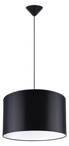 Sollux SL.1406 - Lustr na lanku NOVA 1xE27/15W/230V pr. 40 cm černá