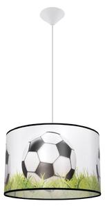 Sollux SL.1429 - Dětský lustr na lanku FOOTBALL 1xE27/15W/230V pr. 40 cm SLX1160