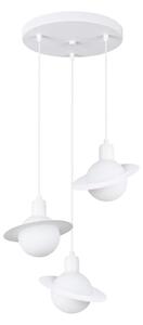 Sollux SL.1357 - Lustr na lanku HYPERION 3xG9/8W/230V bílá