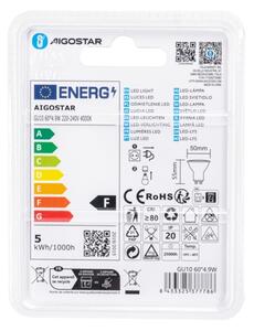 LED Žárovka COB GU10/4,9W/230V 4000K - Aigostar